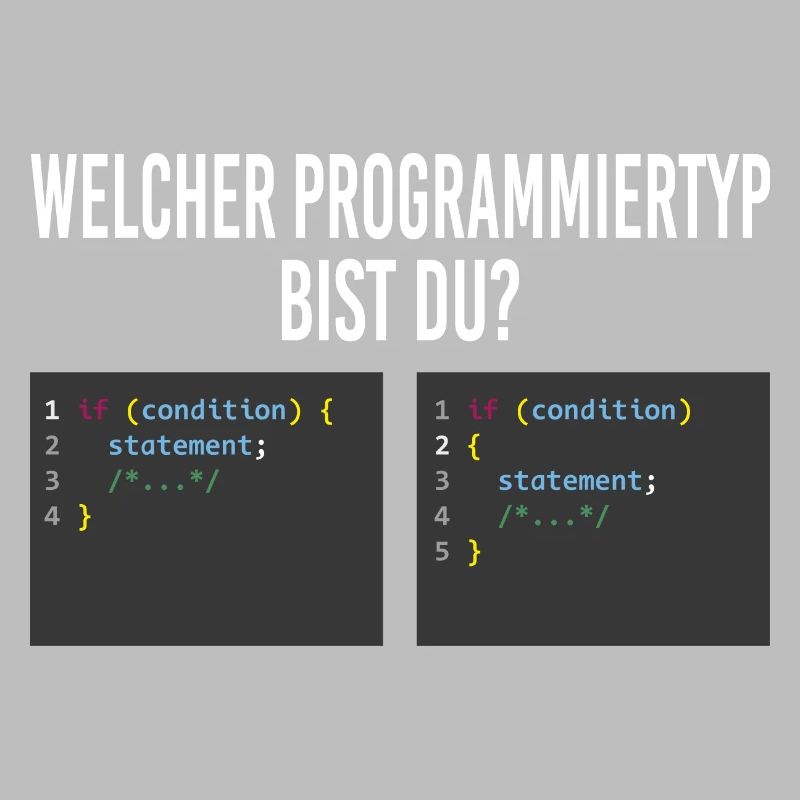 Welcher Programmiertyp bist du?