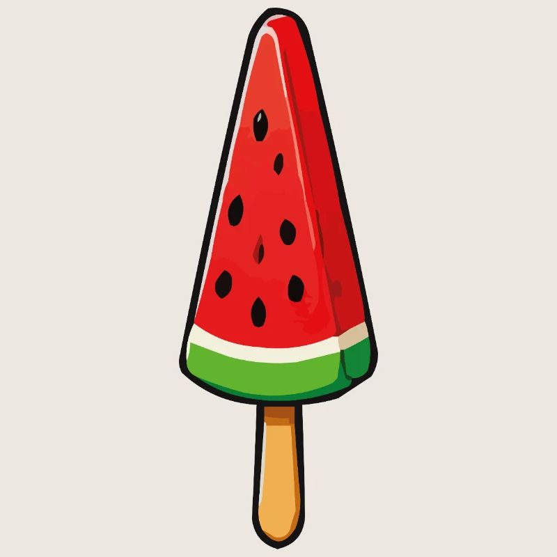 Glaces à la pastèque