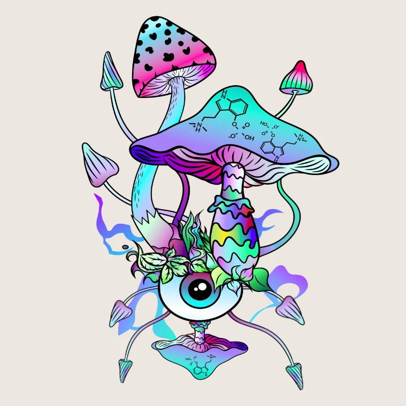 Psytrance Champignons Psychédéliques
