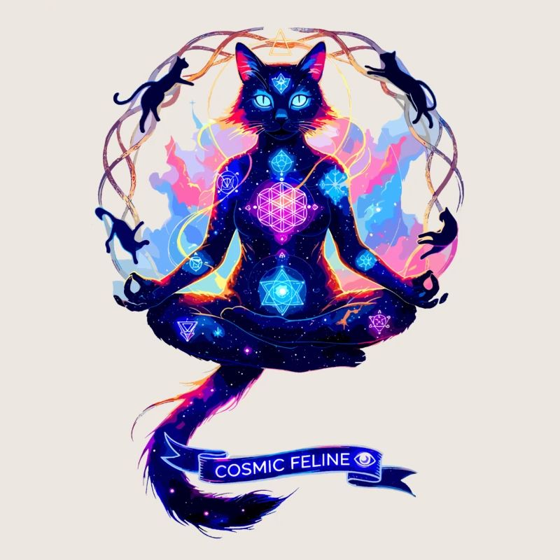 Chat de Chakra Cosmique