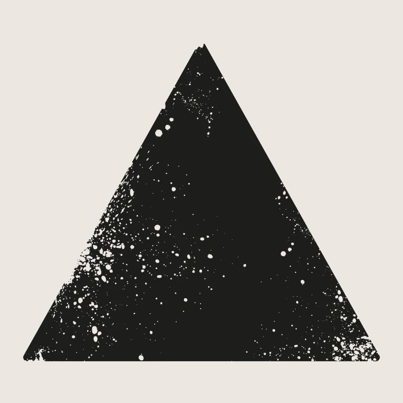 hippie triangle symbole de forme