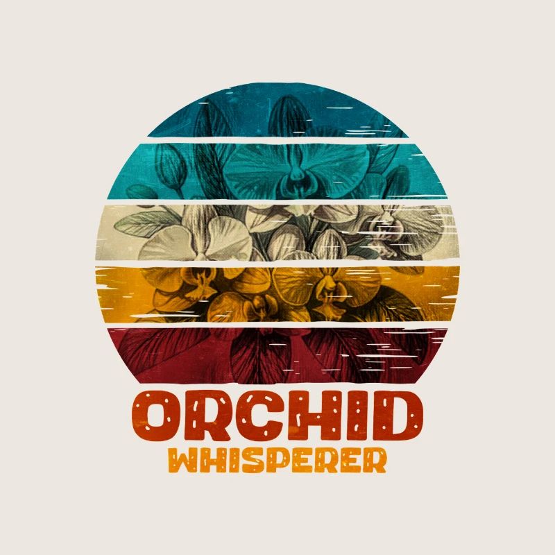 Conception de l'orchidée chuchoteuse