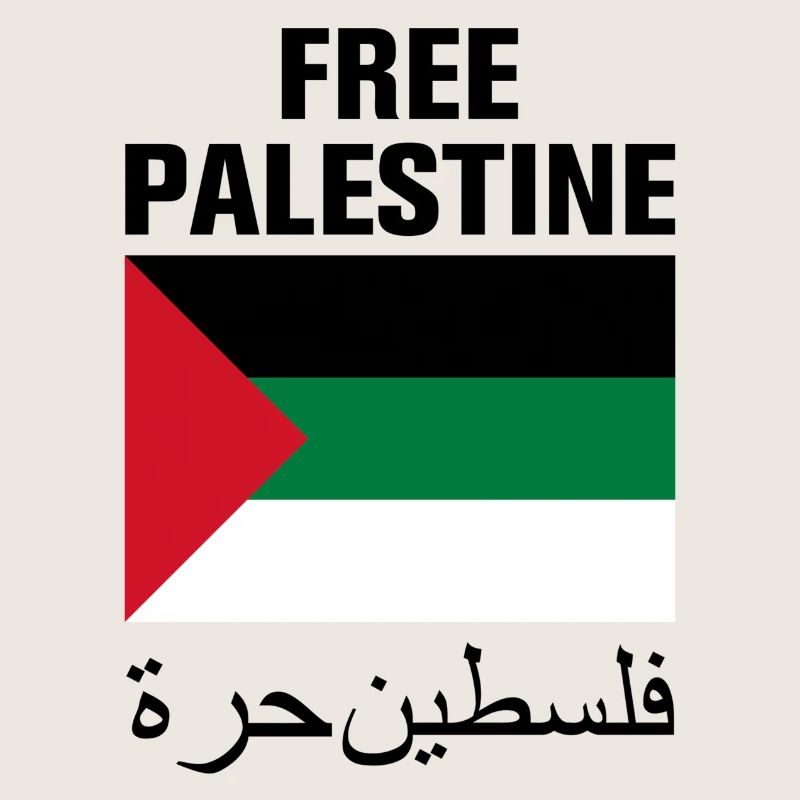 Palestine libre avec le drapeau