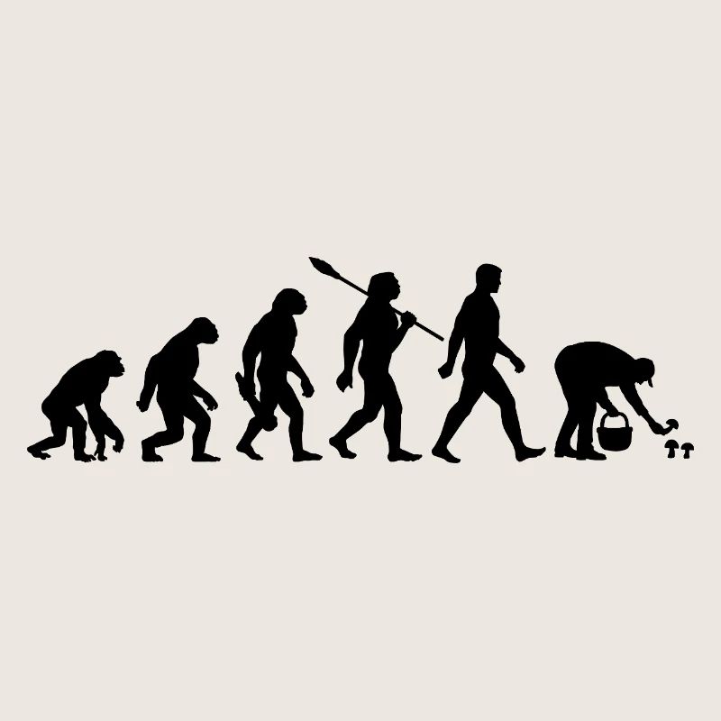 Evolution Mushroom Pickers, Mushroom Picking