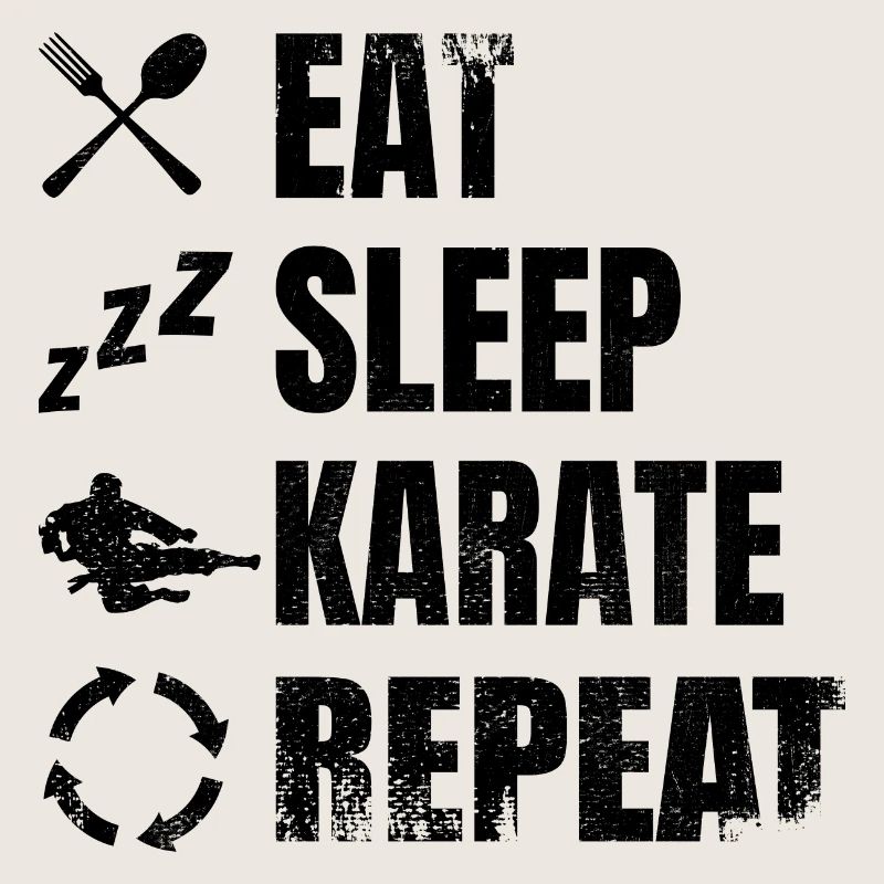 Routine de karatéka