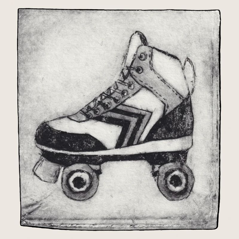 Roller Roller Retro - Sculpté à la main imprimable