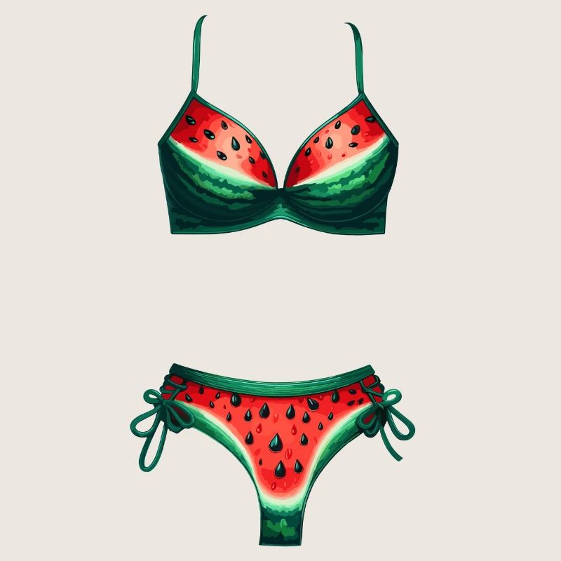 Chemise de bikini pastèque Cadeau pastèque