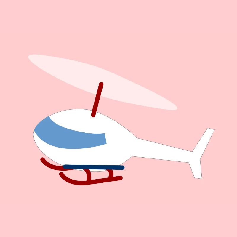 Hélicoptère blanc
