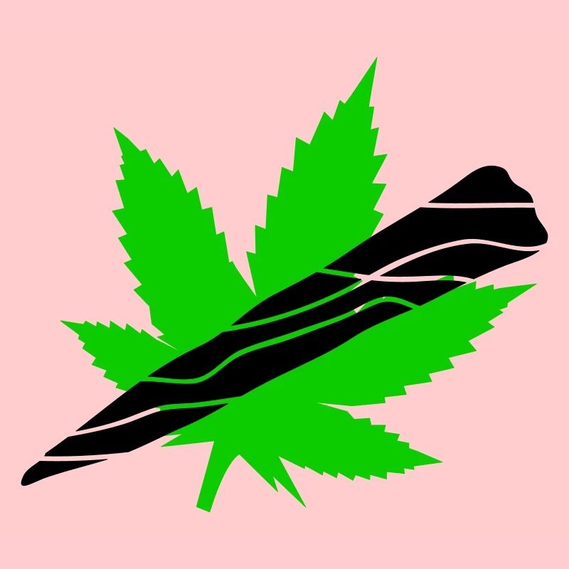 Néon Feuille De Cannabis Graphique