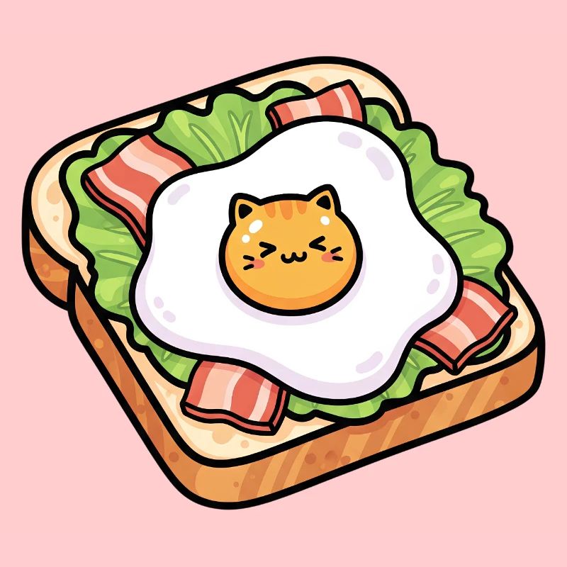 Sunny Toast Katzenei