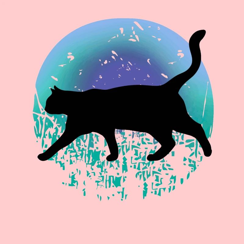 Schwarze Katze