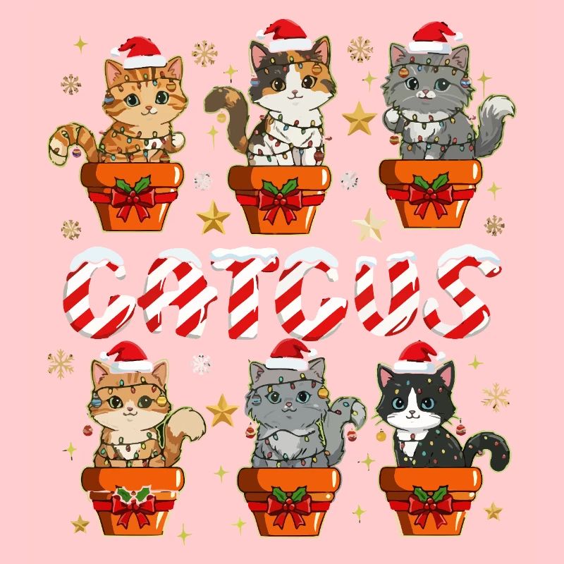 Katzen im GeschenkTopf Weihnachtszauber