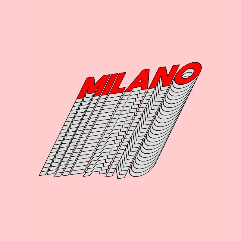 Milano Neon Lines 3D Perspective