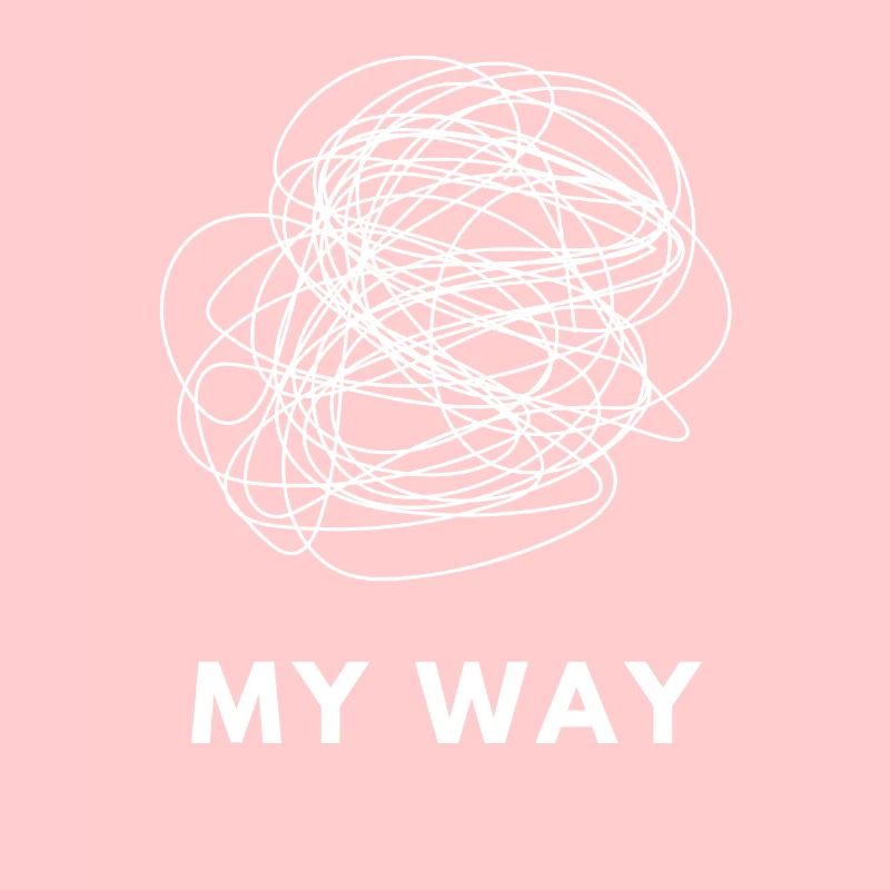 My Way Chaotic Mind Overthinker Statement Tee