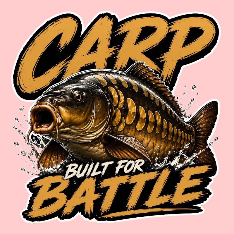 Carpe construite pour la conception de la pêche de combat