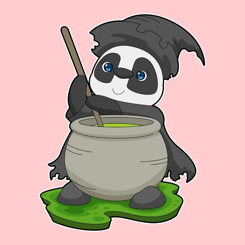 Potion de sorcière panda