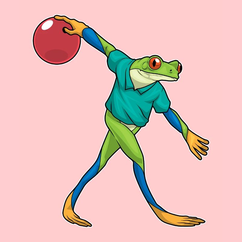 Grenouille Bowling Boule de bowling
