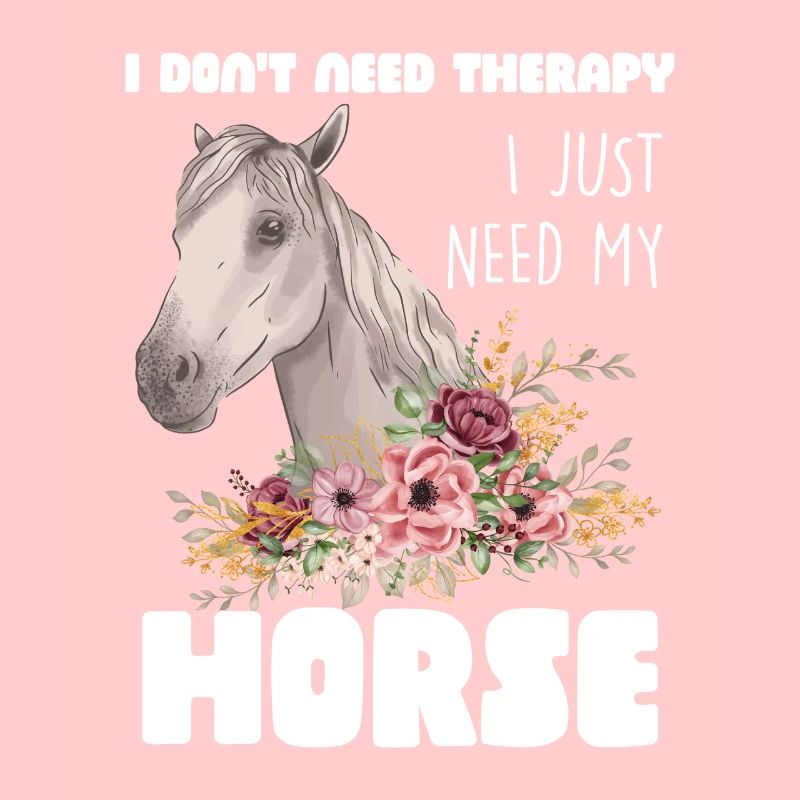 Cheval avec une couronne de fleurs