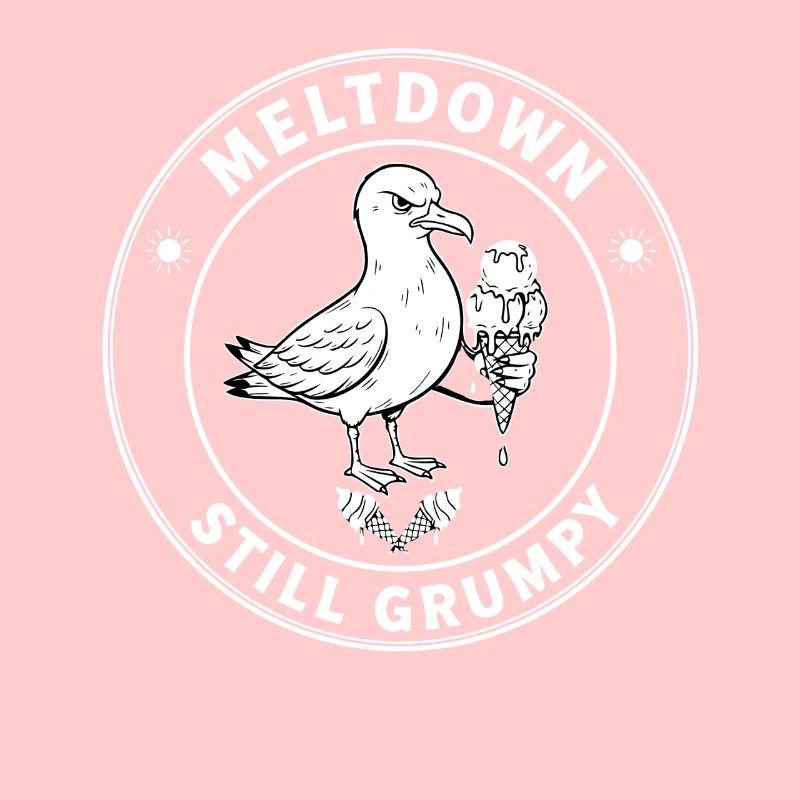 Möwe Eis schmilzt Sommer