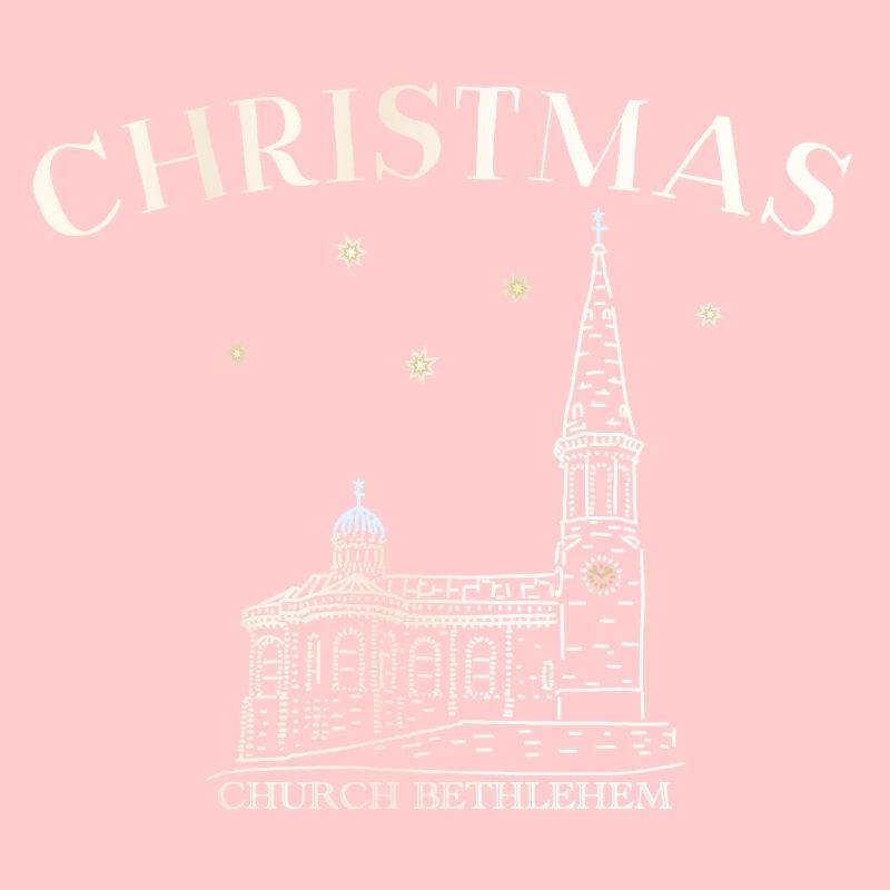 Dessin de l’église de Noël de Bethléem