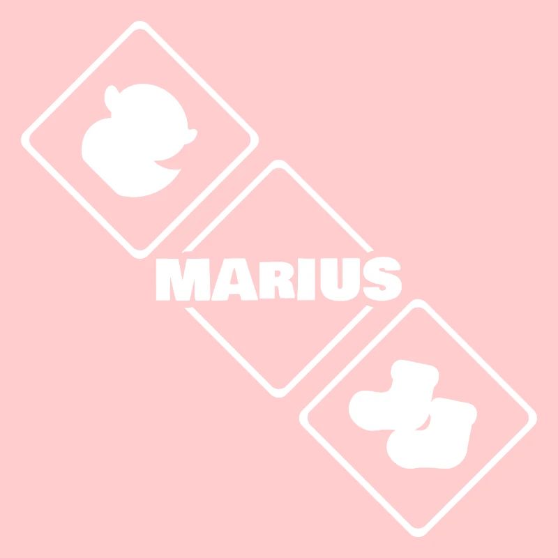 Oiseau avec le logo Marius Diamant