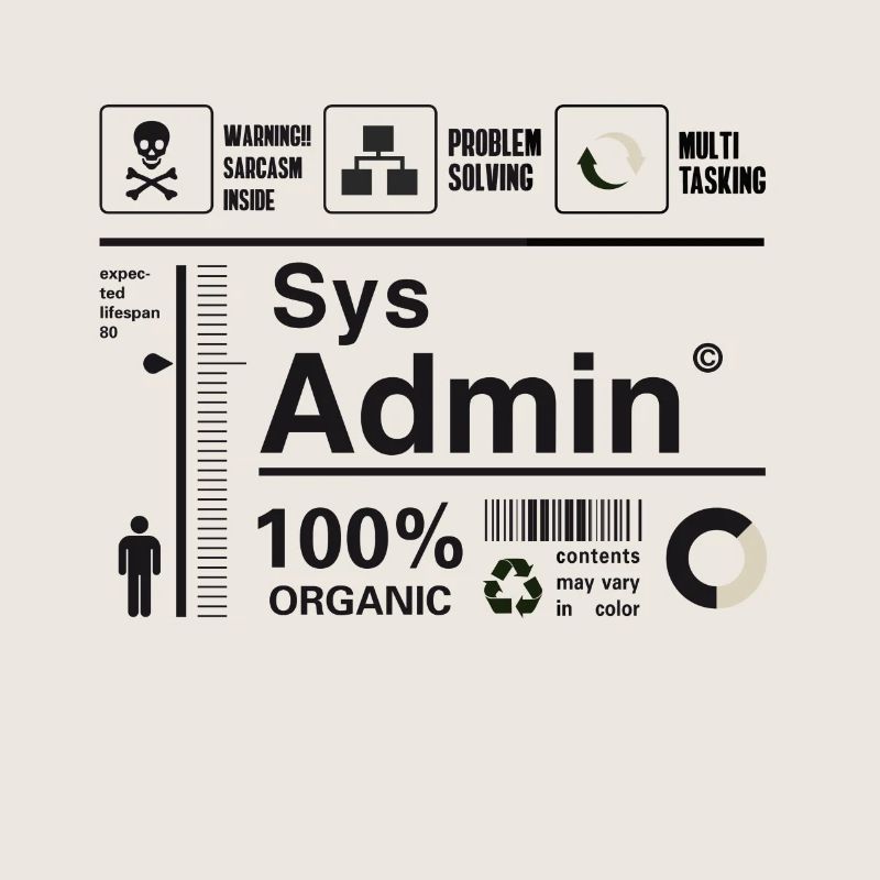 Sys Admin Penguin Computer Nerd pc Board cpu ner