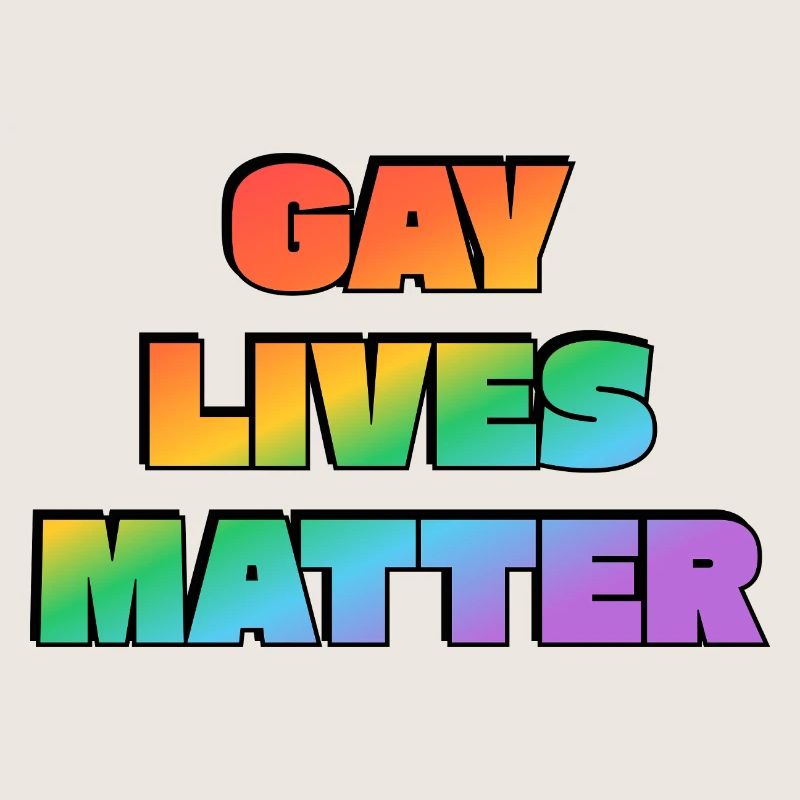 Déclaration typographique Pride Rainbow