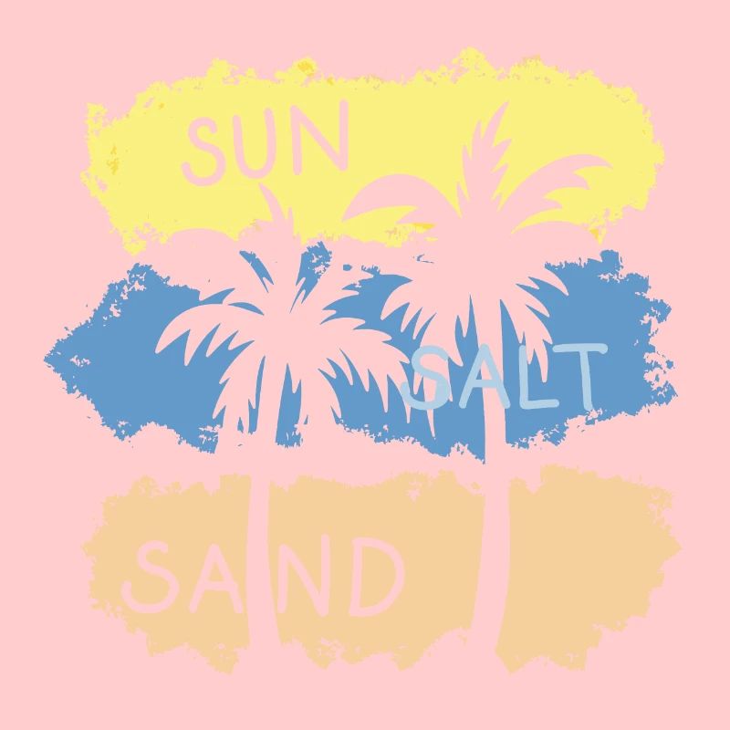 Soleil, sel, sable, vacances, bains de mer