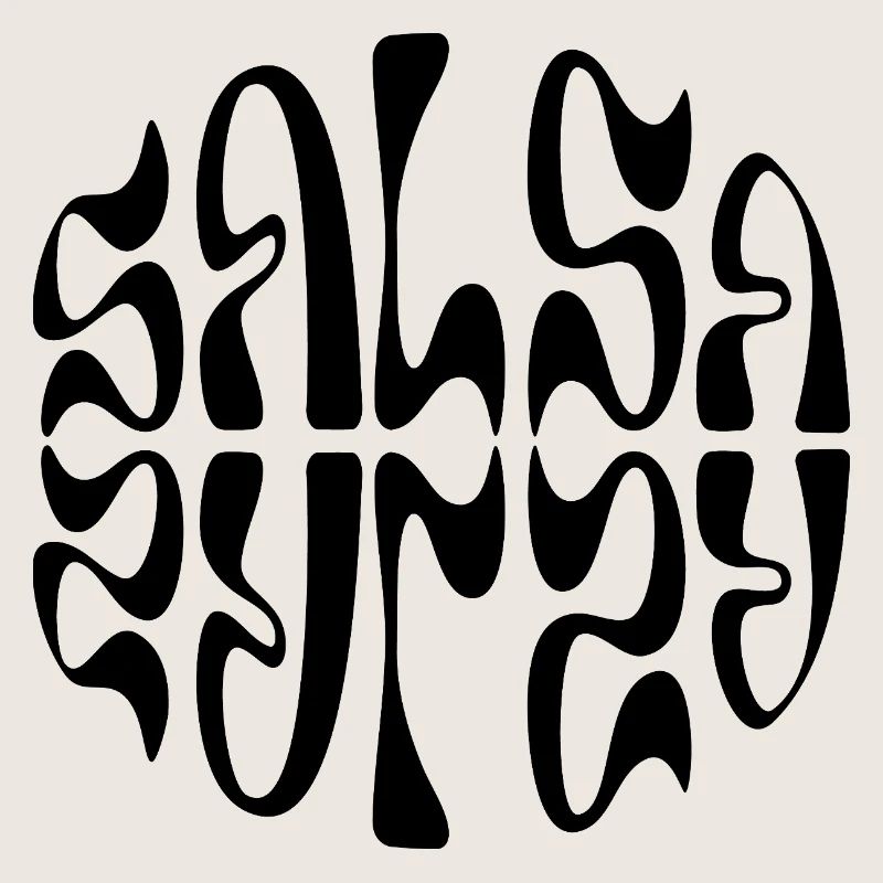 Conception de logo typographique Salsa