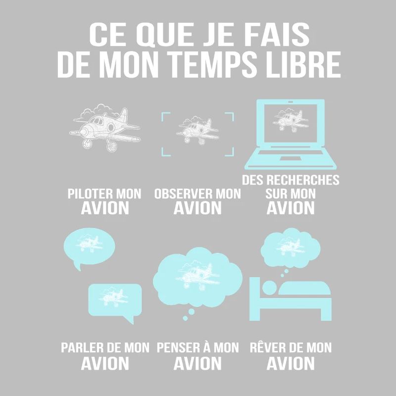 Ce que je fais de mon temps libre Passion Avion 