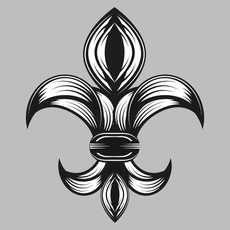 iris stylisé - Fleur-de-Lys