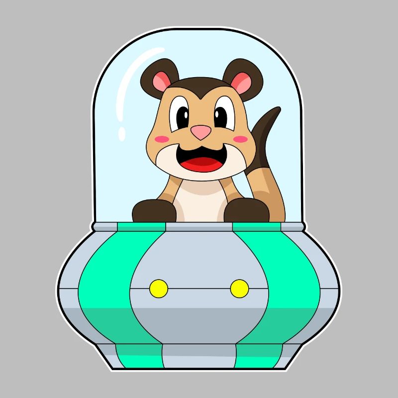 Suricates avec bateau