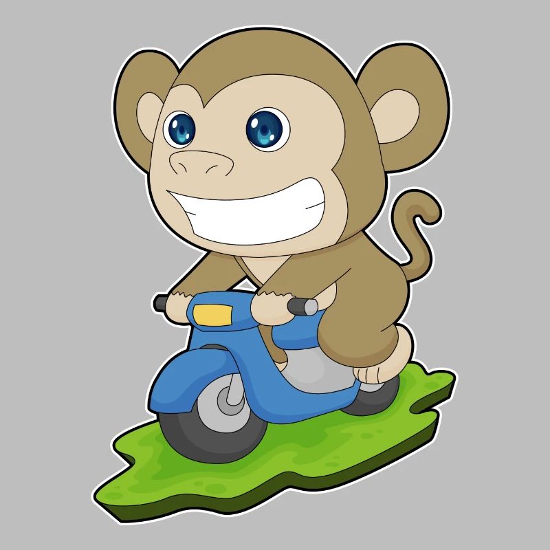 Affe Motorroller