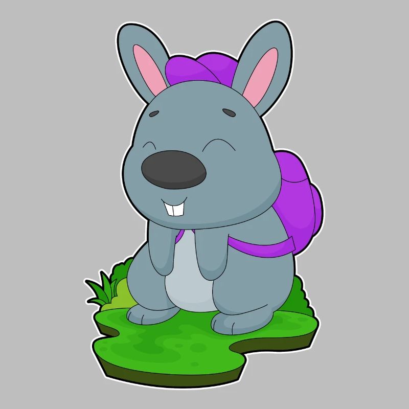 Bunny Student Backpack School