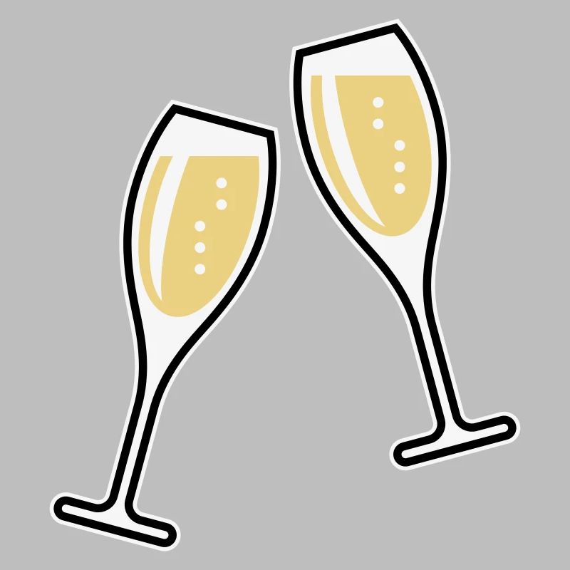 2 Sektgläser (Sekt / Oval / Zu / 3C)