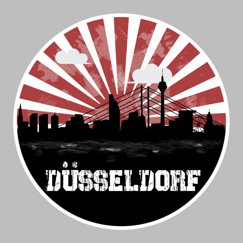 Match à domicile de Düsseldorf Skyline