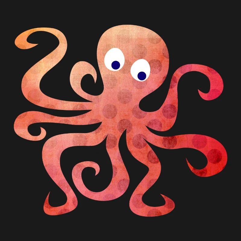 Octopus Dots Squid Tentacle Comic
