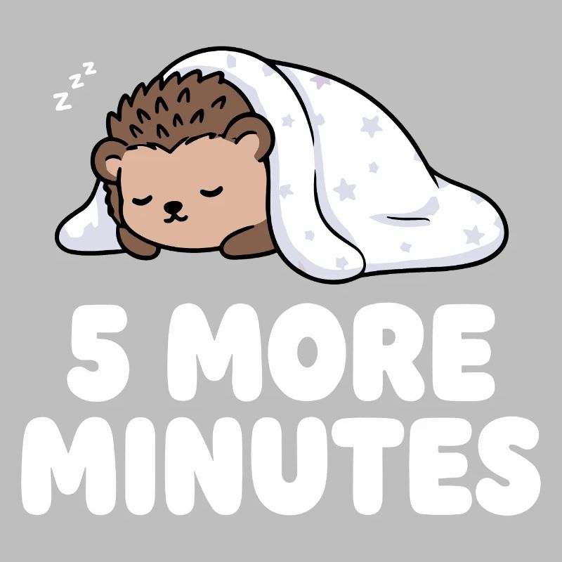 5 minutes de sommeil de plus hérisson