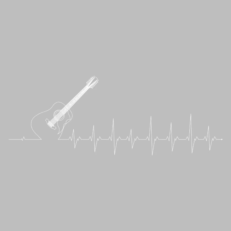 Guitar Pulse Silhouette