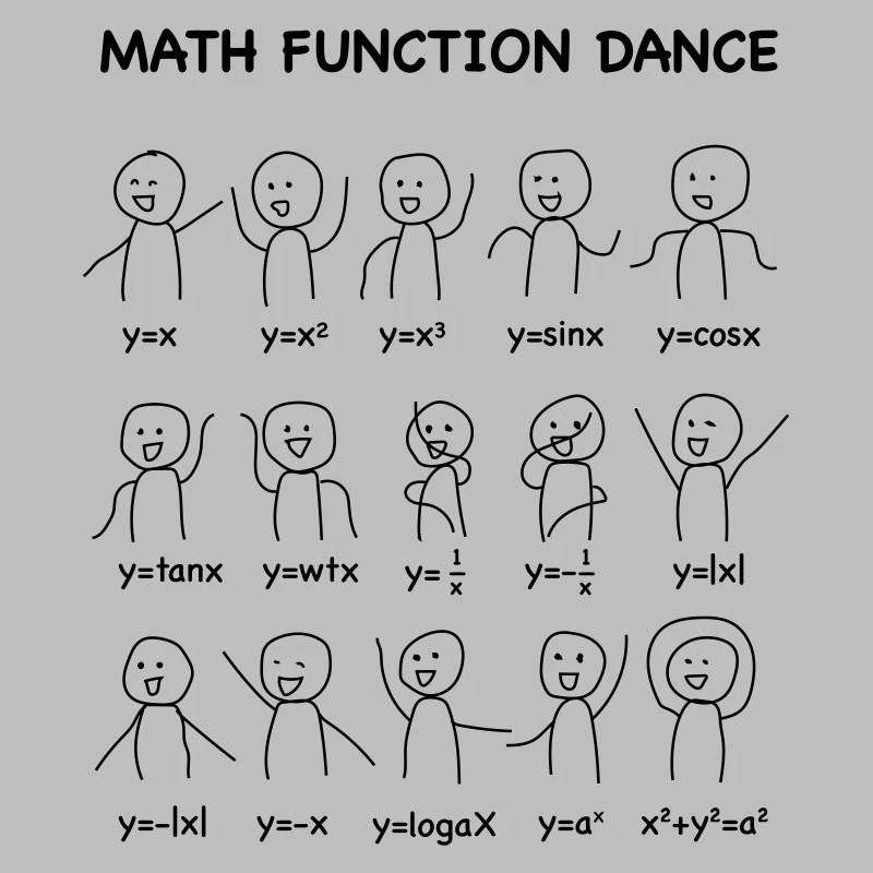 Le (Nerd-shirt) 'Math Fonction Dance'
