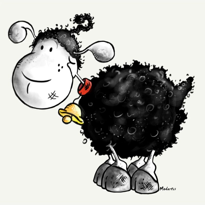 "Woolly Wool" - sheep - mouton