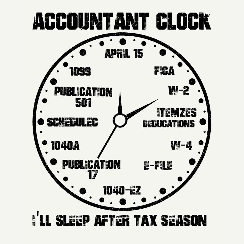 Drôle d’horloge comptable CPA Comptabilité