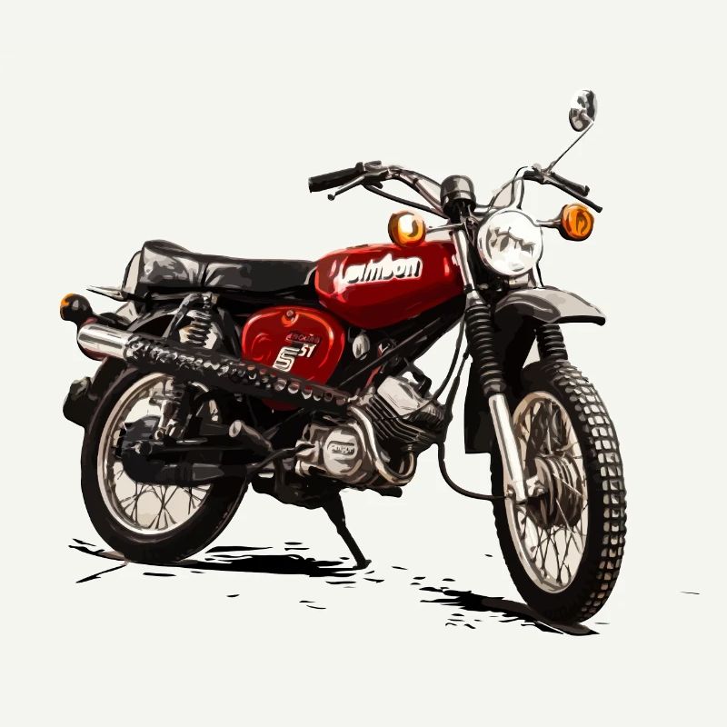 S51 Enduro Simson Motorcycle