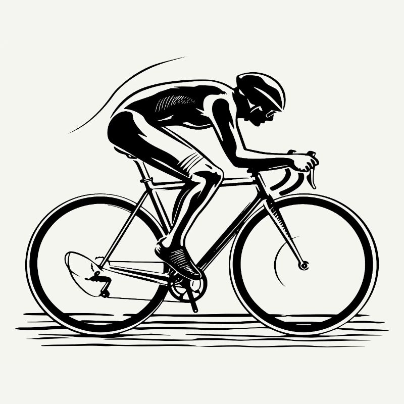 Dessin cycliste