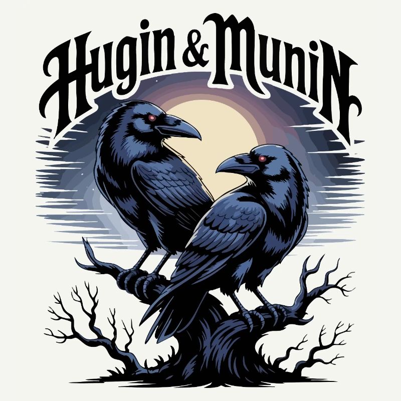 Hugin et Munin - Gardiens de la pensée