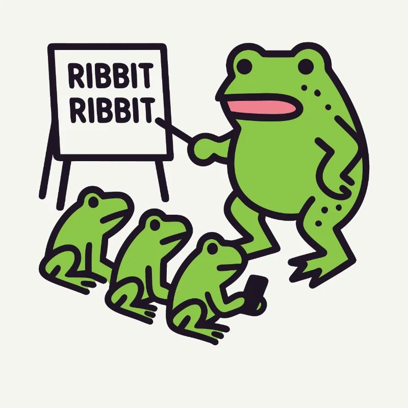 Froschunterricht mit Ribbit-Phrase