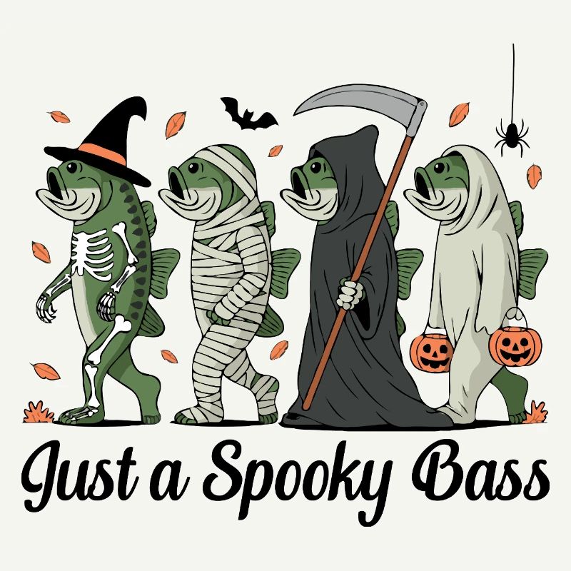 Disguised Fish Creatures Halloween Perch Angler