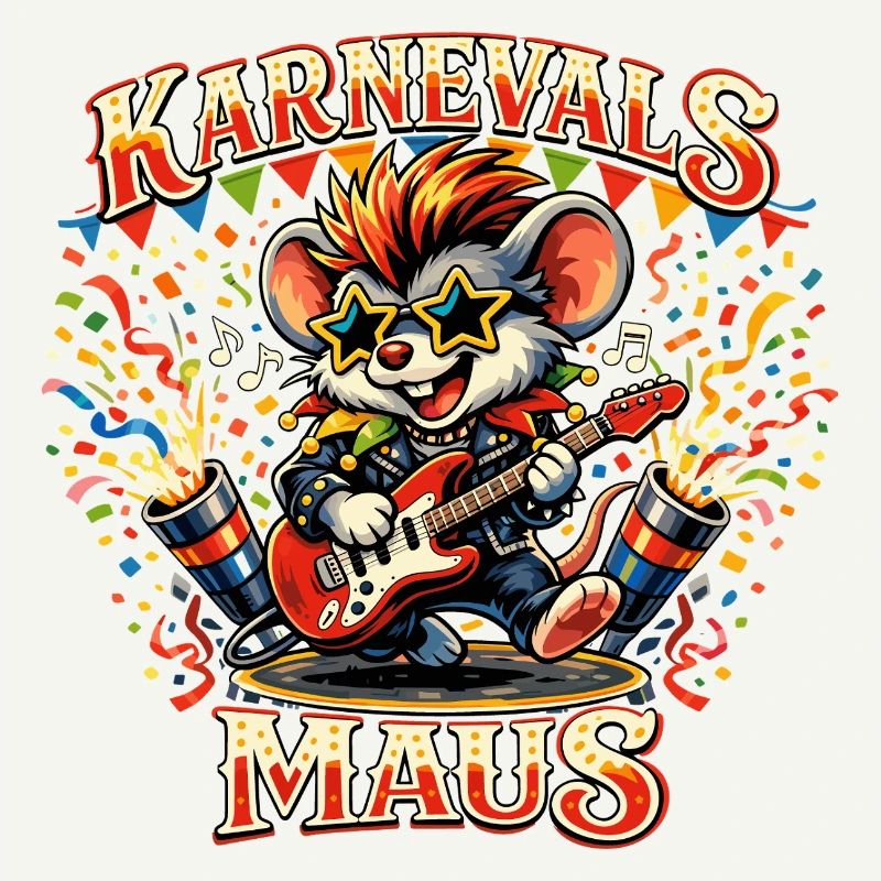 Jupe de souris de carnaval de Cologne Alaaf Drôle