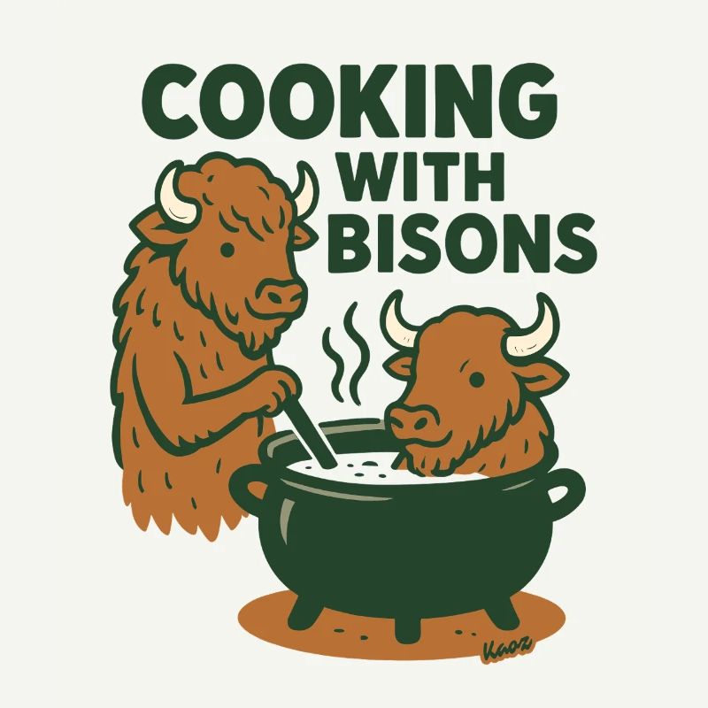Kochen mit Bisons