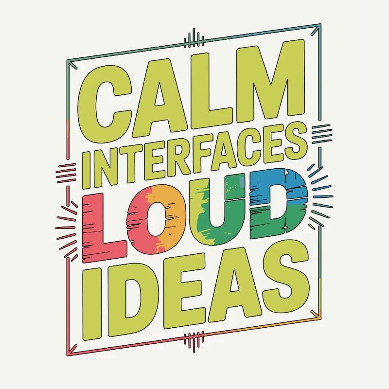 UX/UI Designer Calm Interfaces Loud Web Designer